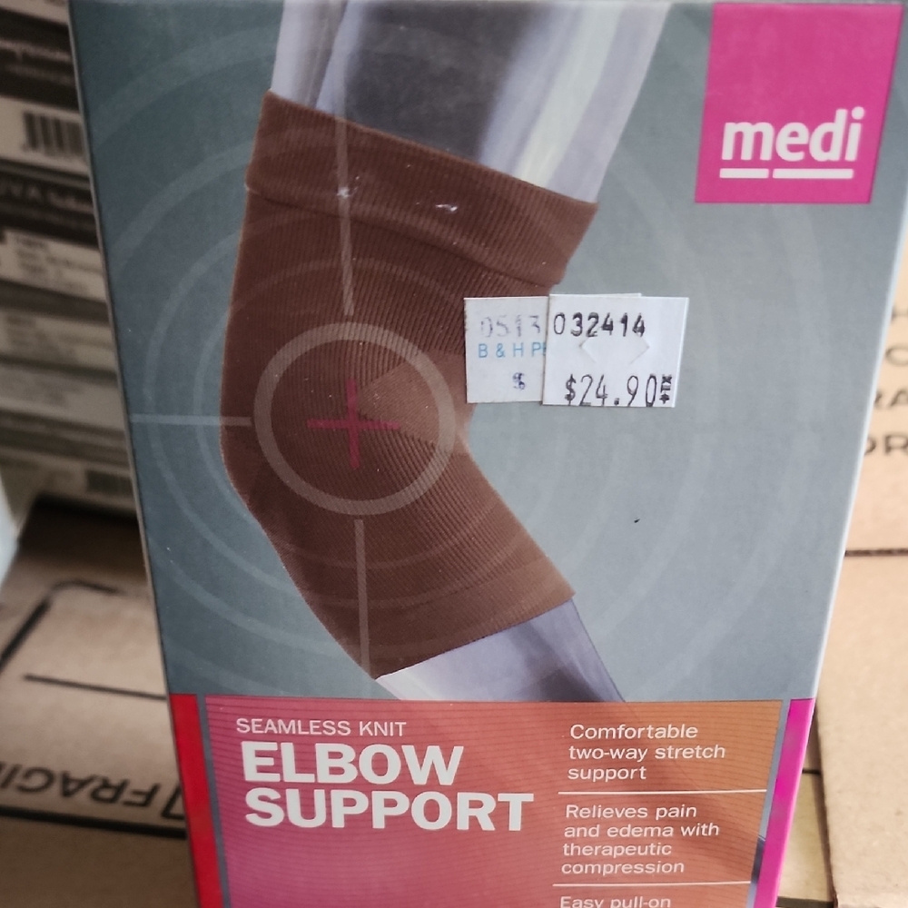 Medi Brown Elbow Support Medium.